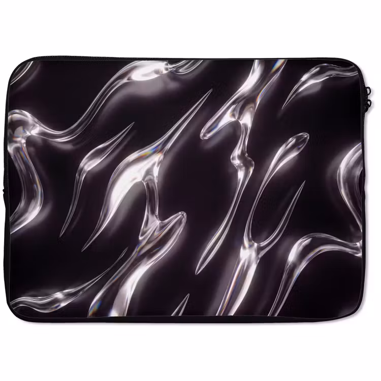 Laptop hülle - Glas – Formen – Abstrakt — 1