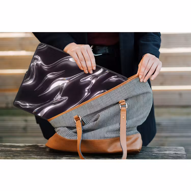 Laptop hülle - Glas – Formen – Abstrakt — 4