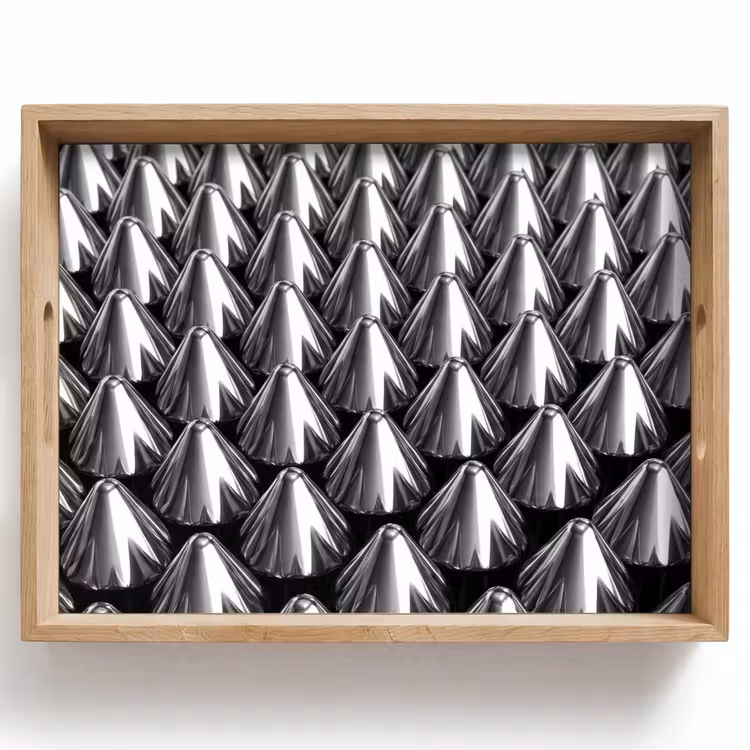 Tablett - Metallkegel – Muster — 1
