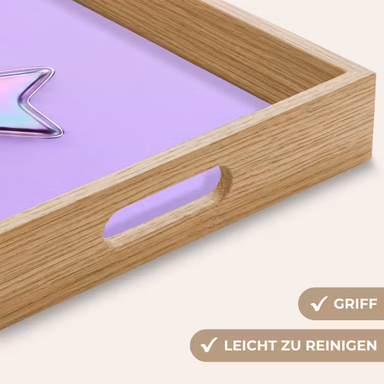Tablett - Stern – Holografisch – Modern — 5