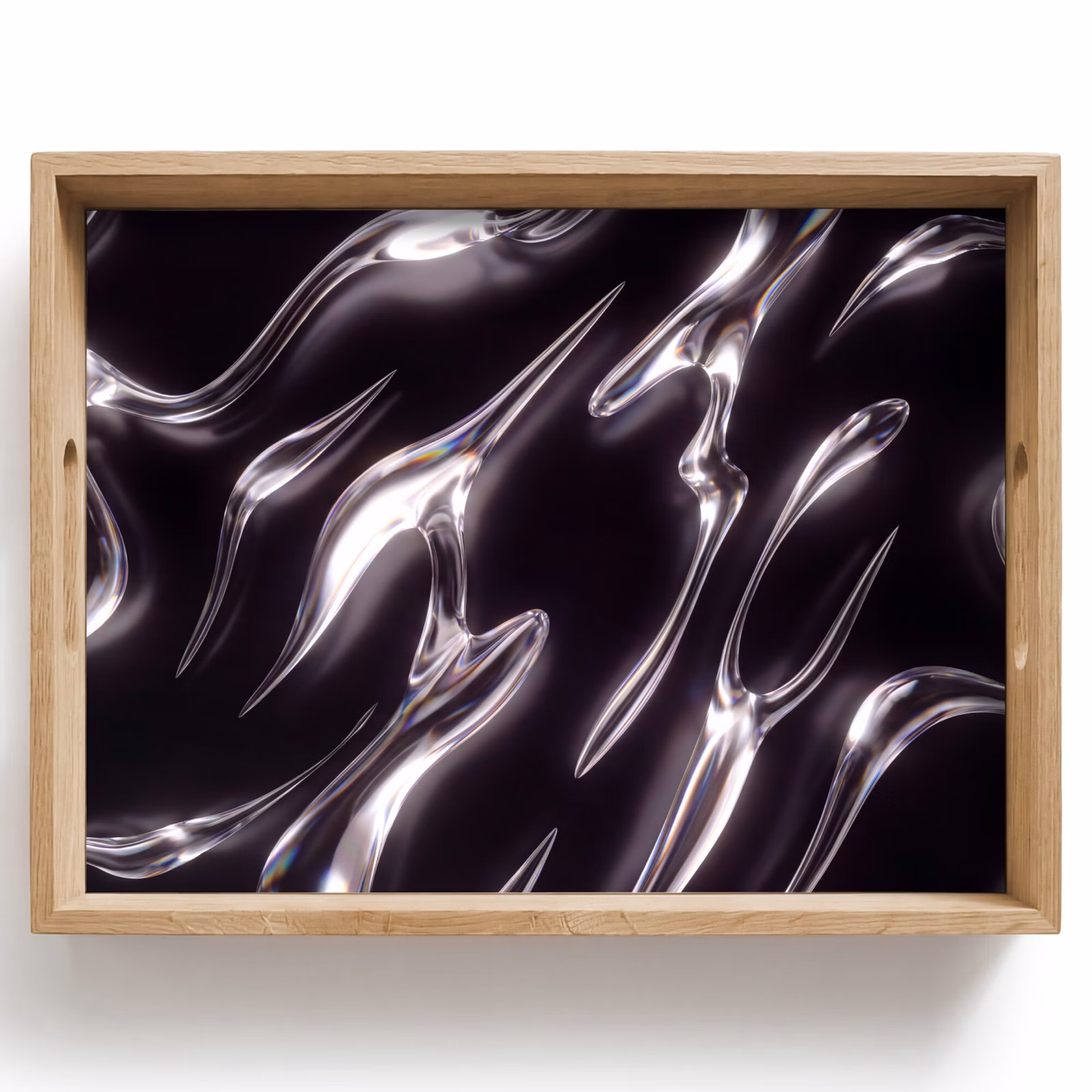 Tablett - Glas – Formen – Abstrakt — 1