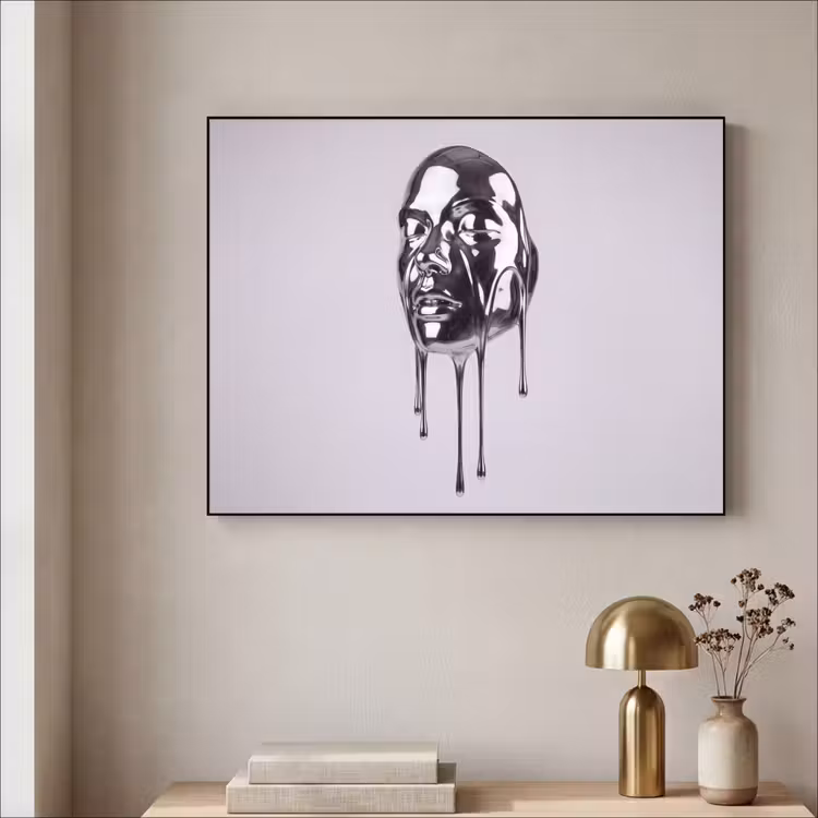 Art Frame - Kopf – Schmelzend – Abstrakt — 4