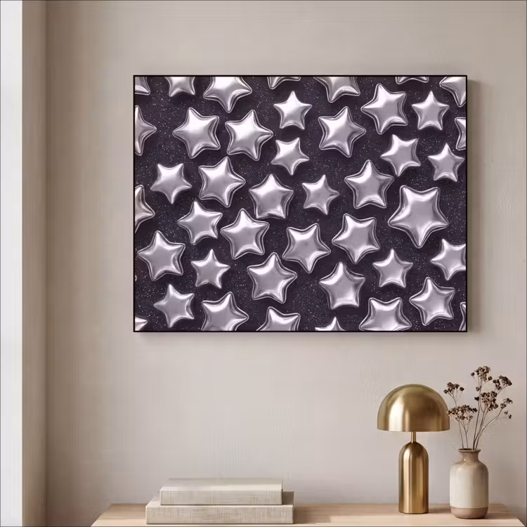 Art Frame - Sterne – Glänzend – Muster — 4