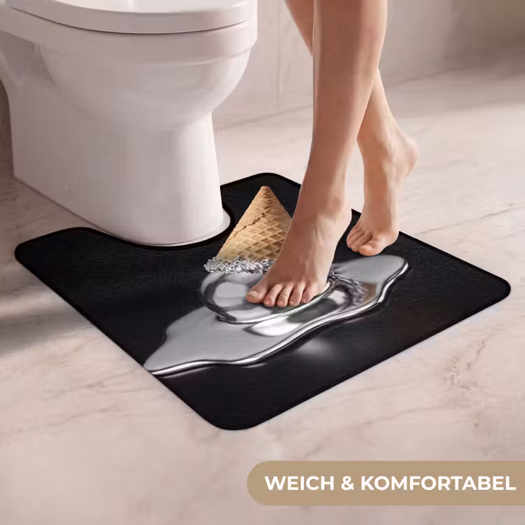 WC Vorleger - Eis – Metall – Abstrakt — 5