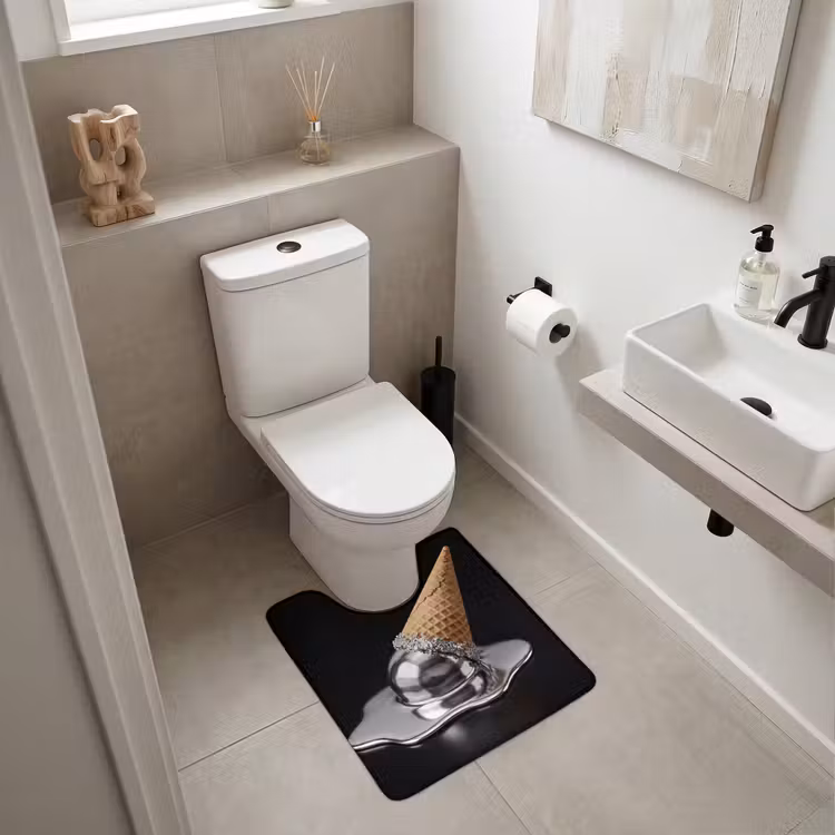 WC Vorleger - Eis – Metall – Abstrakt — 6