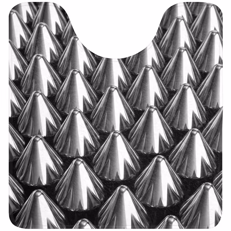 WC Vorleger - Metallkegel – Muster — 1