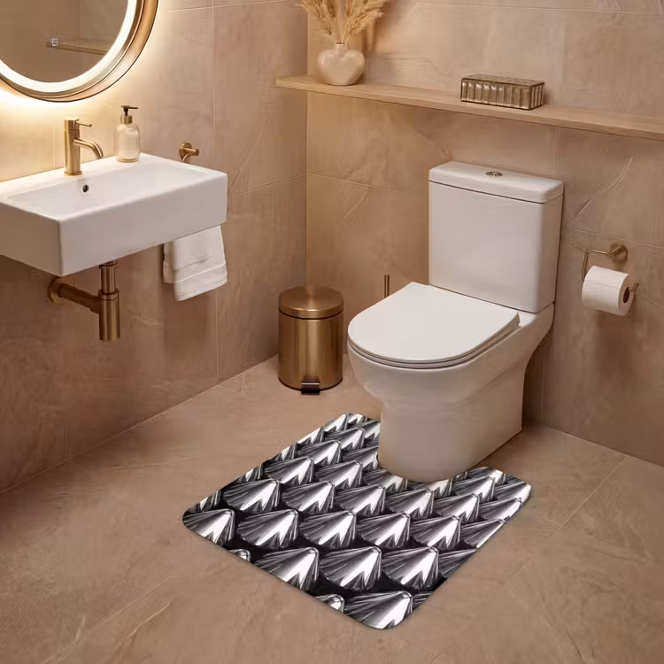 WC Vorleger - Metallkegel – Muster — 4