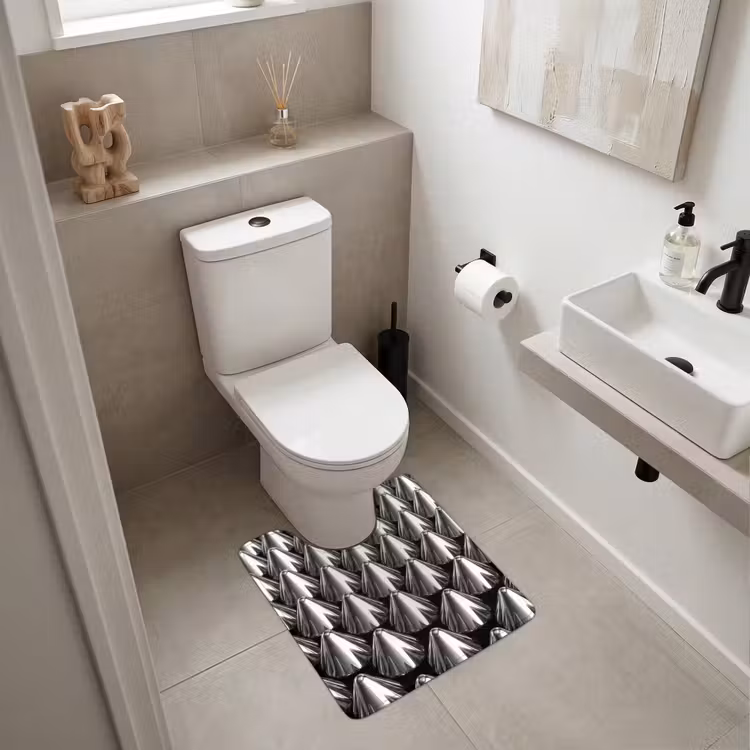WC Vorleger - Metallkegel – Muster — 6