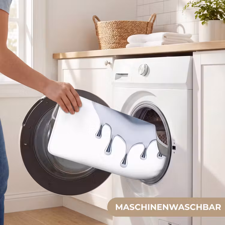 WC Vorleger - Silbernes Herz – Abstrakt — 7