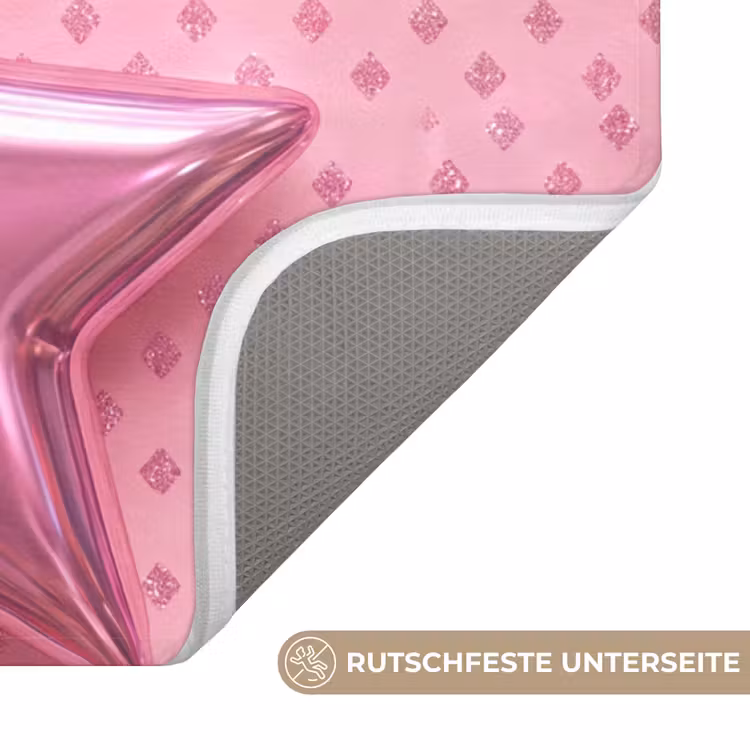 WC Vorleger - Sterne – Rosa – Abstrakt — 3