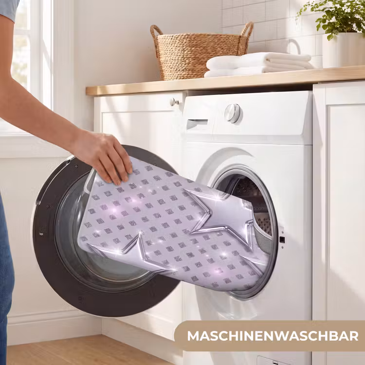 WC Vorleger - Sterne – Silber – Abstrakt — 7