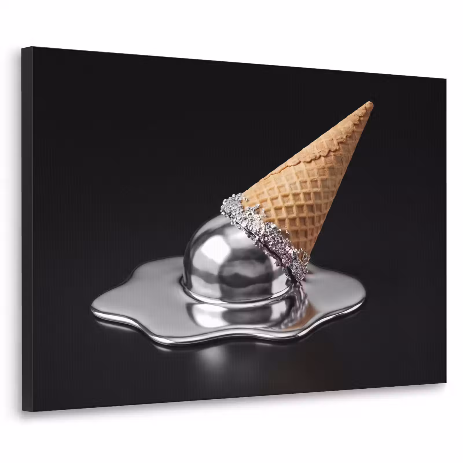 Art Frame - Eis – Metall – Abstrakt — 1