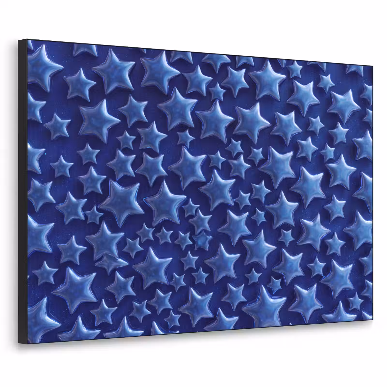 Art Frame - Muster mit blauen Sternen — 1