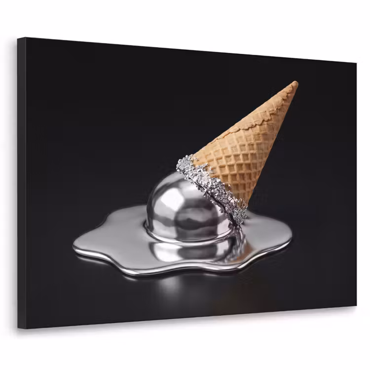 Art Frame - Eis – Metall – Abstrakt — 1
