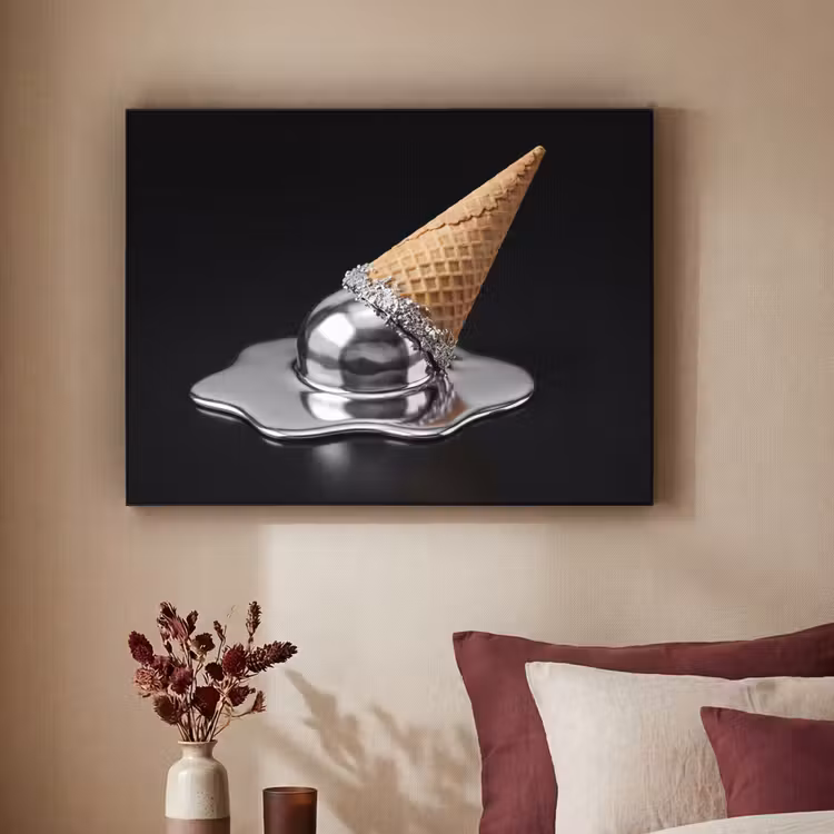 Art Frame - Eis – Metall – Abstrakt — 2