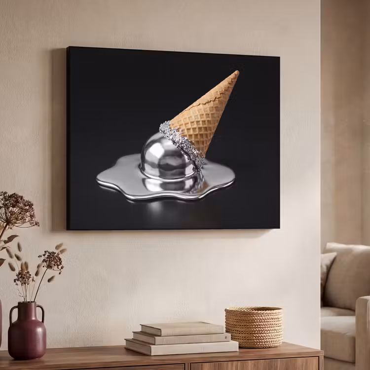 Art Frame - Eis – Metall – Abstrakt — 3