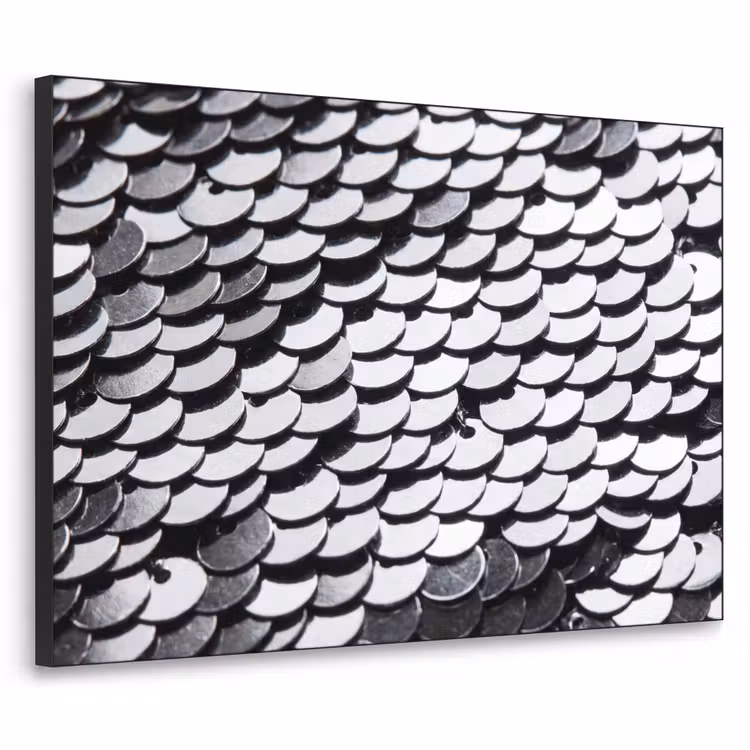 Art Frame - Pailletten – Silber – Muster — 1