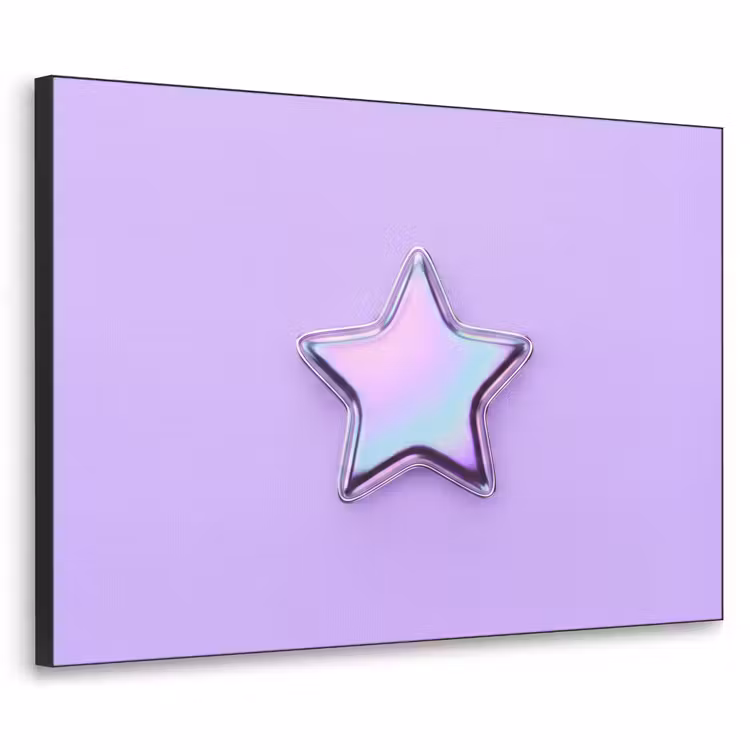 Art Frame - Stern – Holografisch – Modern — 1