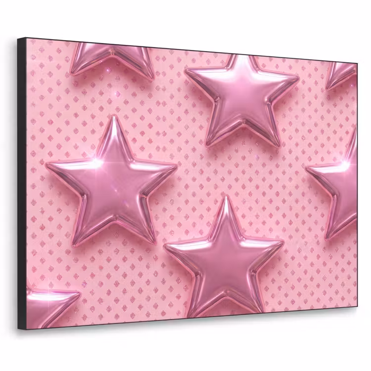 Art Frame - Sterne – Rosa – Abstrakt — 1