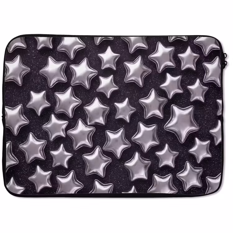 Laptop hülle - Sterne – Glänzend – Muster — 1