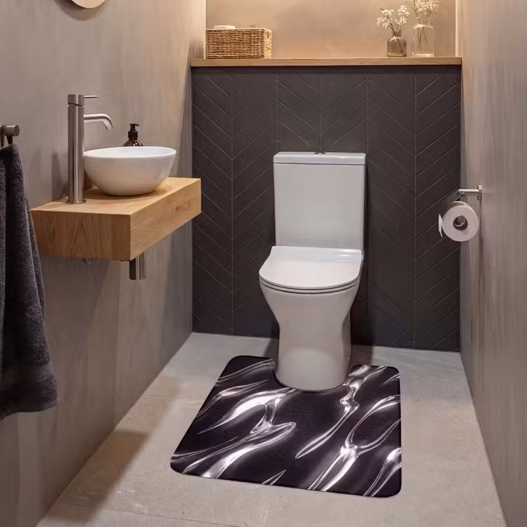 WC Vorleger - Glas – Formen – Abstrakt — 2