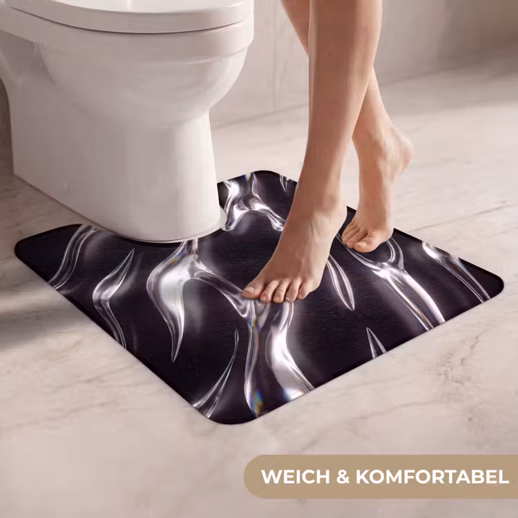 WC Vorleger - Glas – Formen – Abstrakt — 5