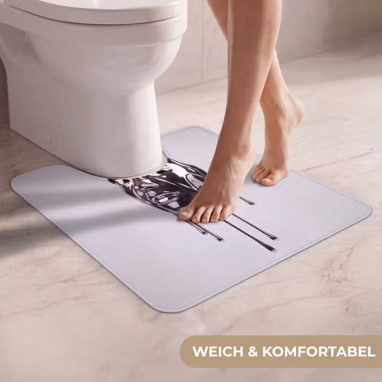 WC Vorleger - Kopf – Schmelzend – Abstrakt — 5