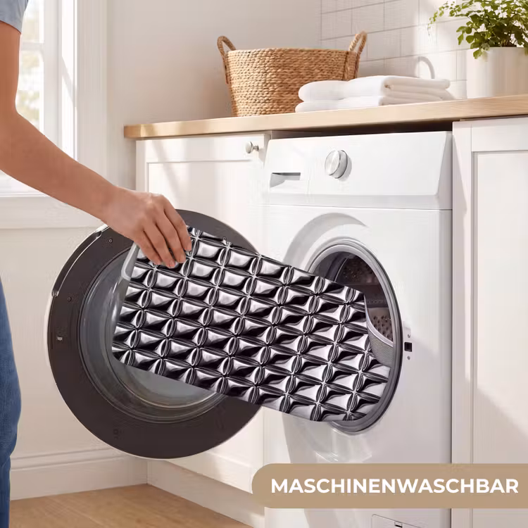 WC Vorleger - Muster – Abstrakt – Schwarz-Weiß — 7