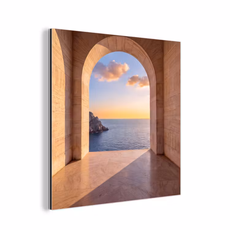 Alu-Dibond-Bild - Meer – Landschaft – Abend — 1
