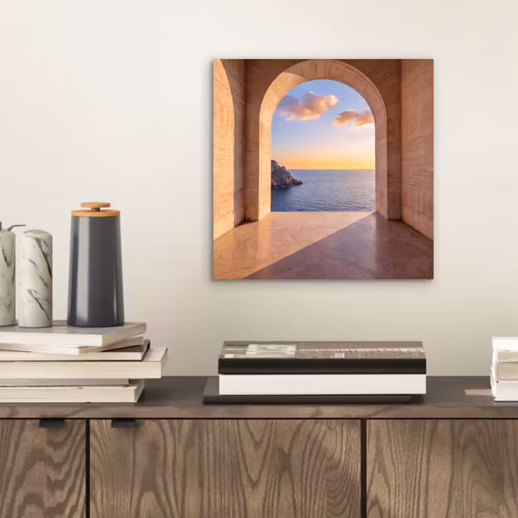 Alu-Dibond-Bild - Meer – Landschaft – Abend — 2