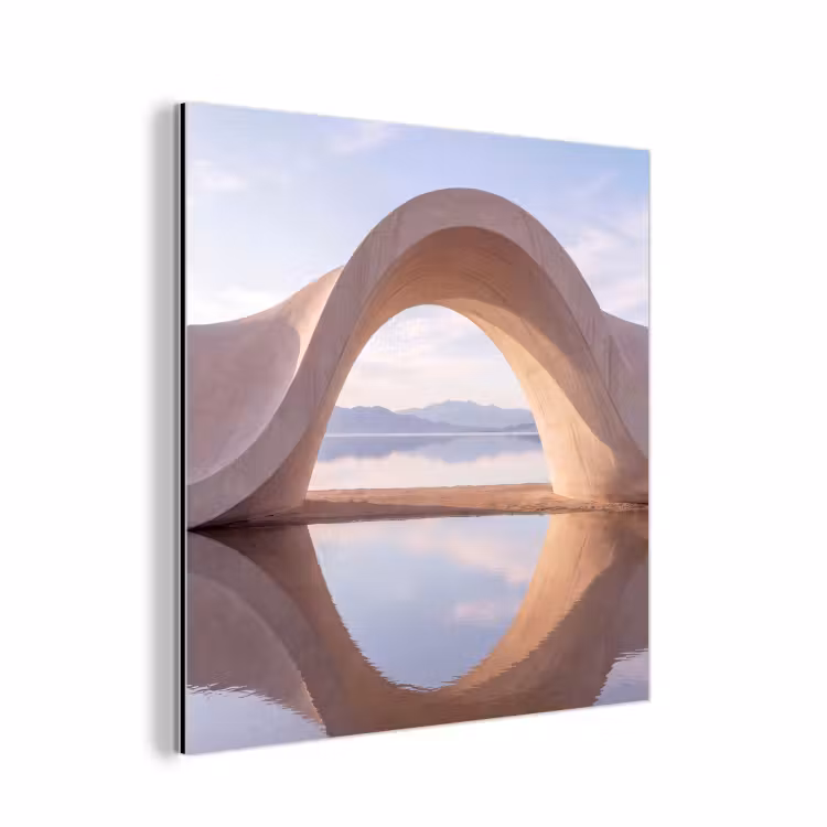 Alu-Dibond-Bild - Bogen – Wasser – Natur — 1