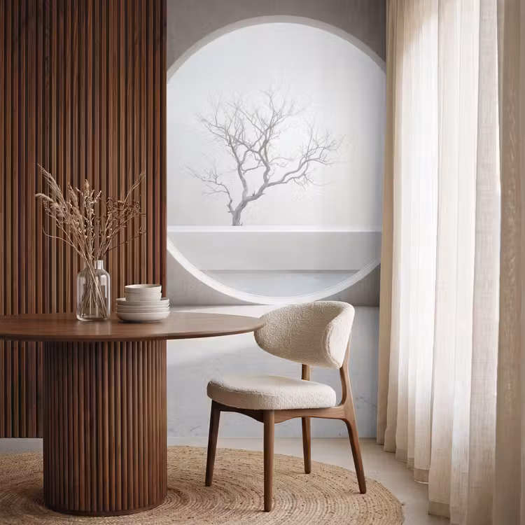 Tapete - Baum – Kreis – Modern — 4