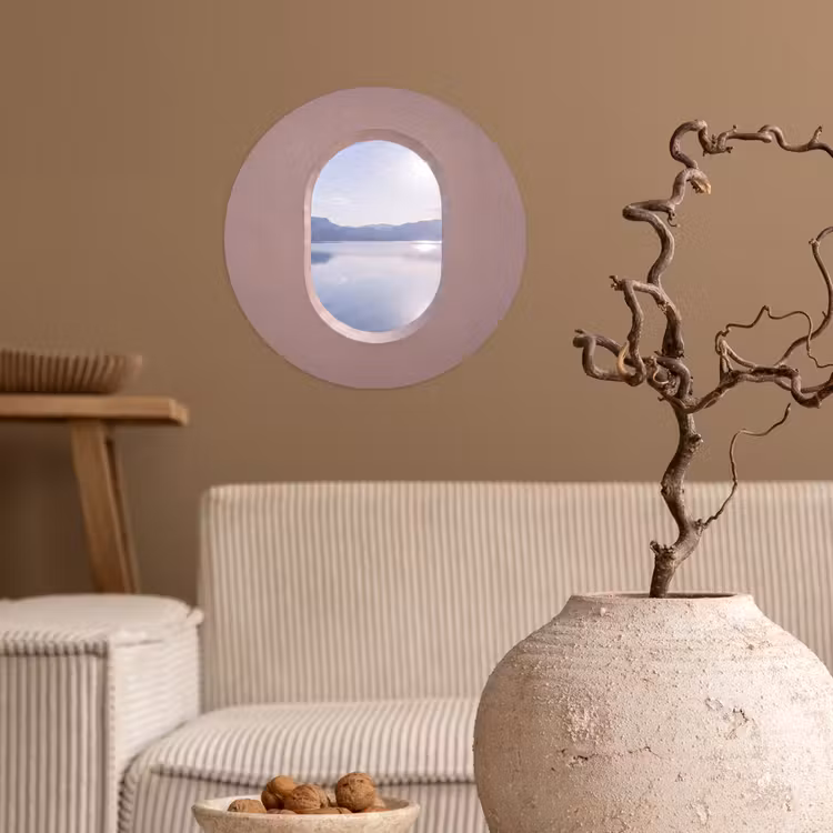 Runde Tapete - Landschaft – Wasser – Modern — 2