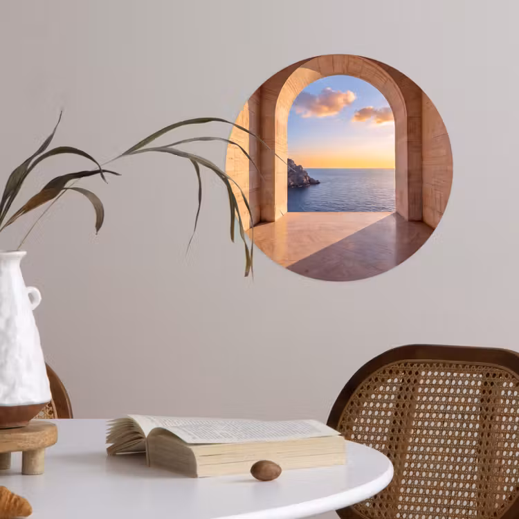 Runde Tapete - Meer – Landschaft – Abend — 4