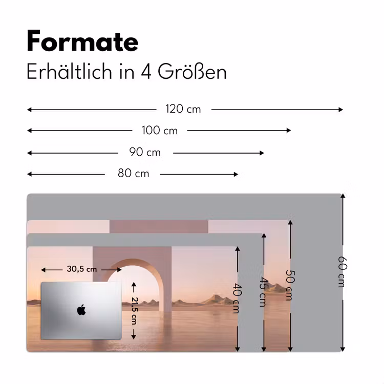Schreibtischunterlage - Bogen – Wüste – Natur — 5