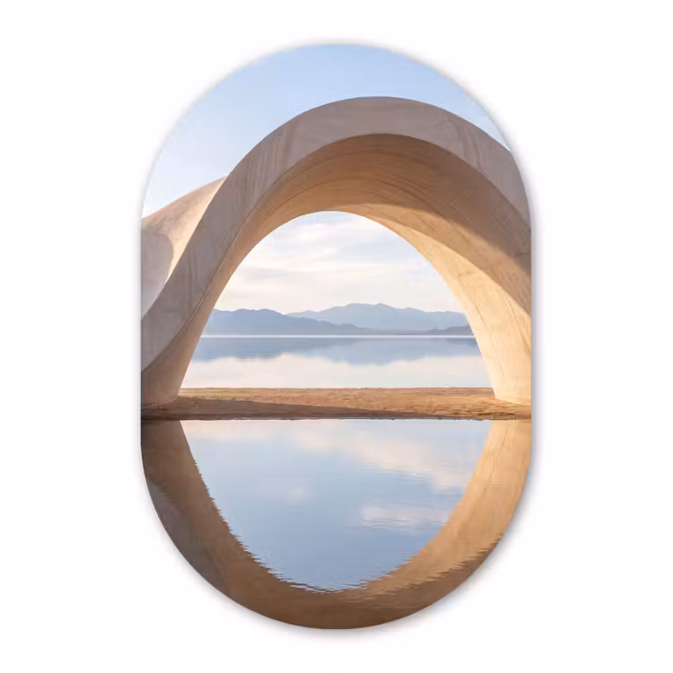 Forexbild Oval - Bogen – Wasser – Natur — 1