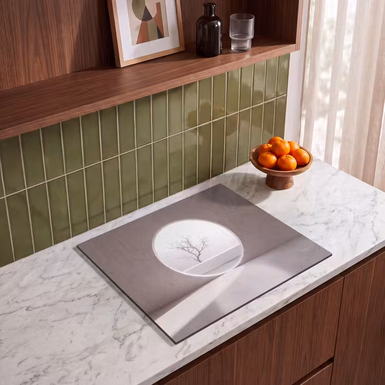 Herdabdeckplatte - Baum – Kreis – Modern — 8