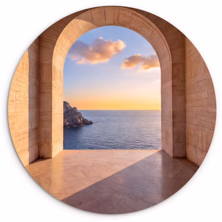 Forexbild Rund - Meer – Landschaft – Abend — 1