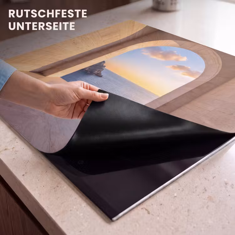 Herdabdeckplatte - Meer – Landschaft – Abend — 9