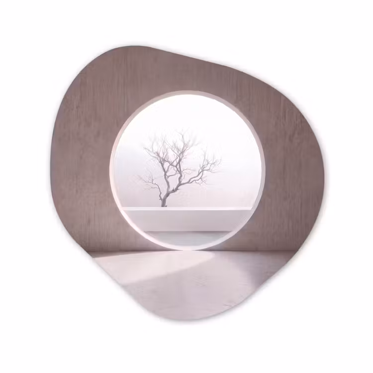 Forexbild Organische Form - Baum – Kreis – Modern — 1