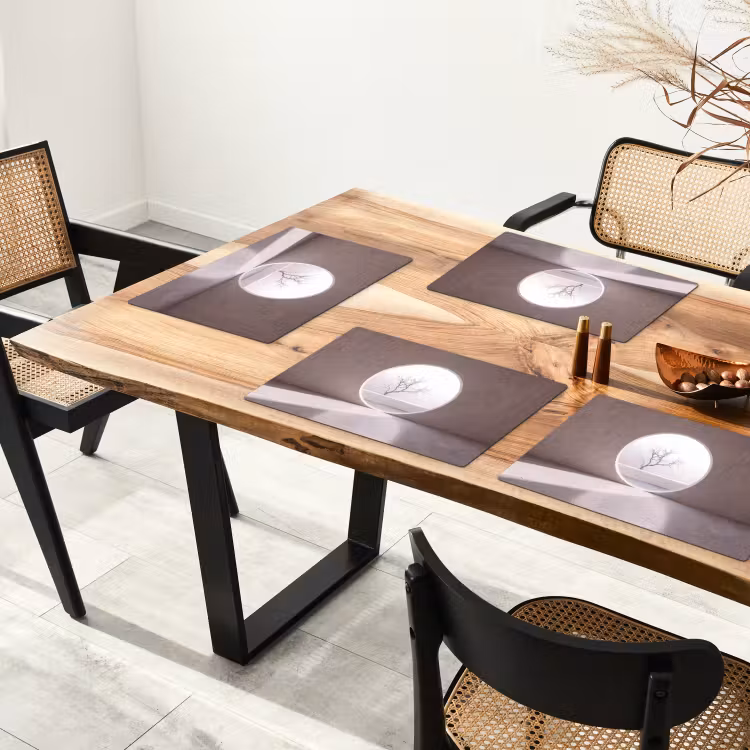 Tischset - 6 Stück - Baum – Kreis – Modern — 3