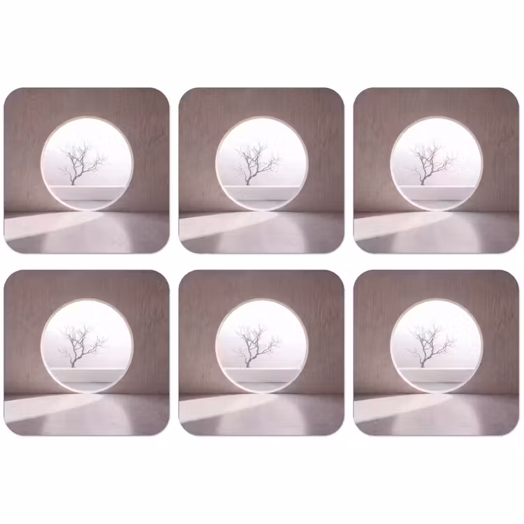 Untersetzer - Baum – Kreis – Modern — 1