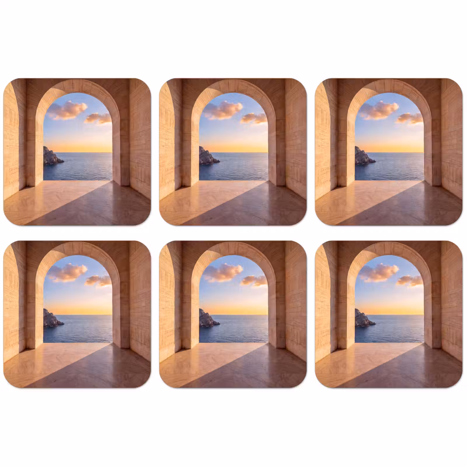 Untersetzer - Meer – Landschaft – Abend — 1