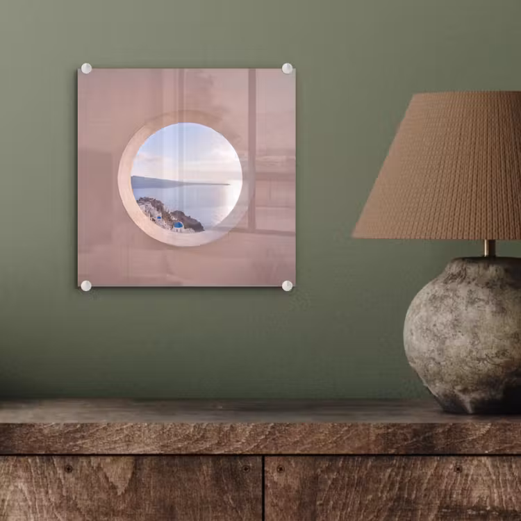 Glasbild - Aussicht – Meer – Natur — 4