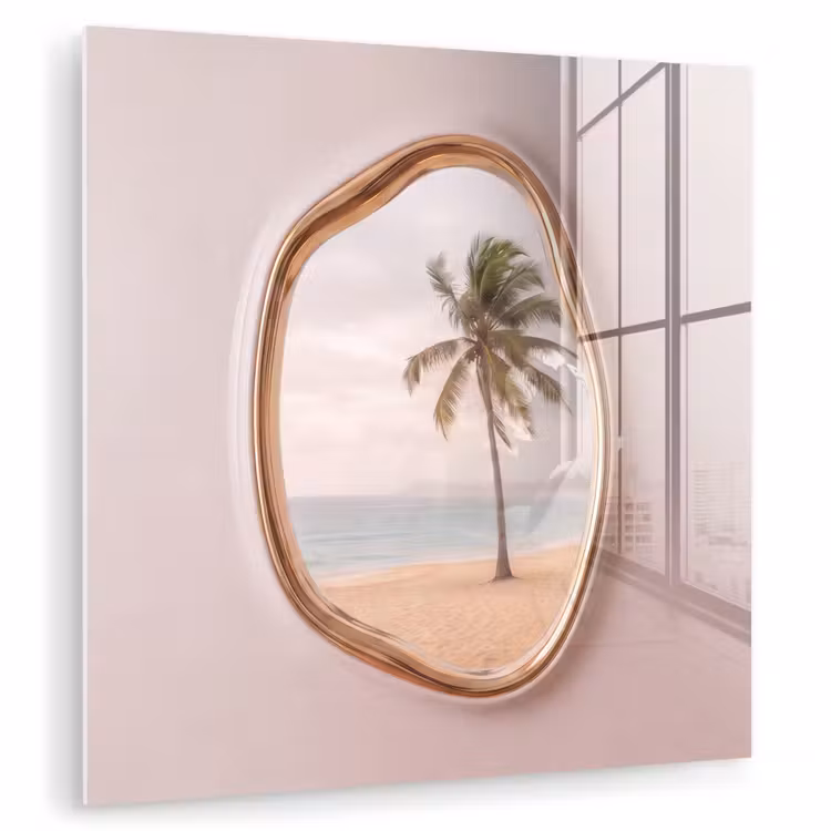 Glasbild - Tropisch – Landschaft – Küste — 1