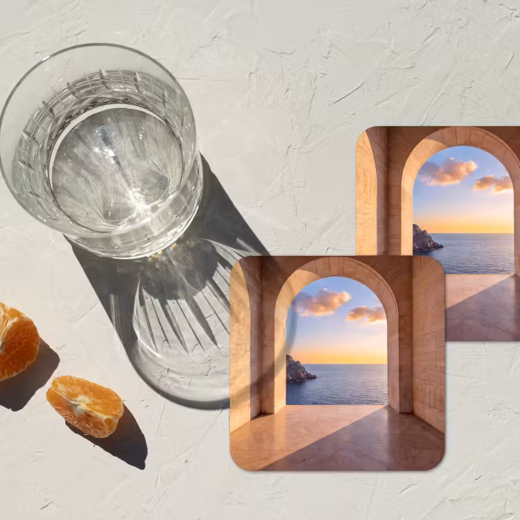 Untersetzer - Meer – Landschaft – Abend — 2