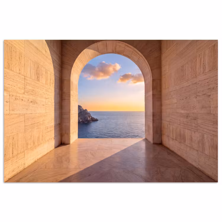 Poster - Meer – Landschaft – Abend — 1