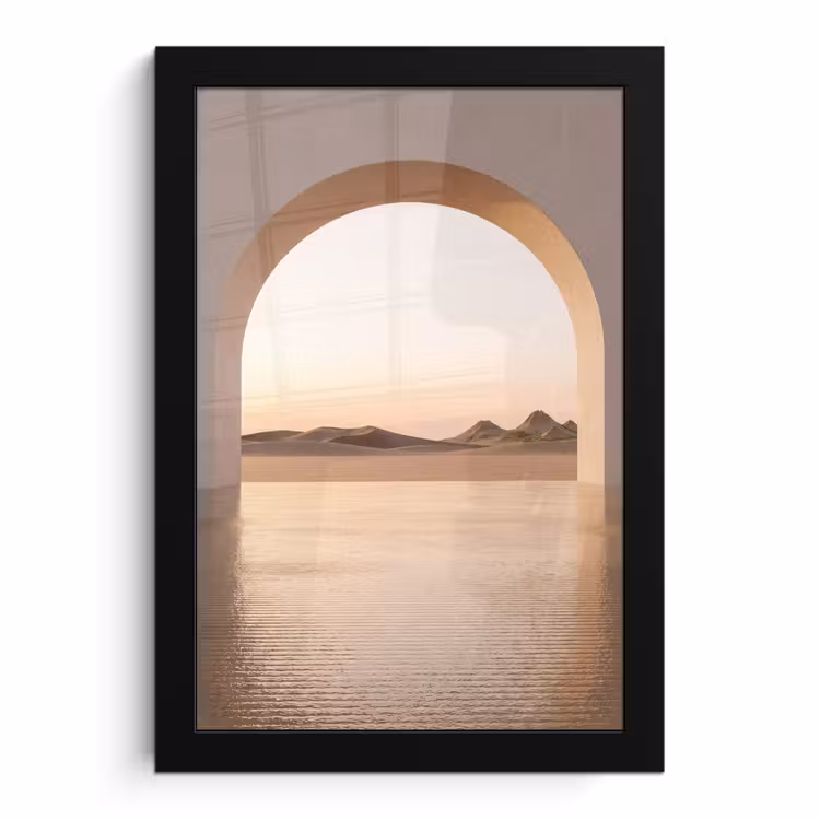 Bilder mit Rahmen - Bogen – Wüste – Natur — 1