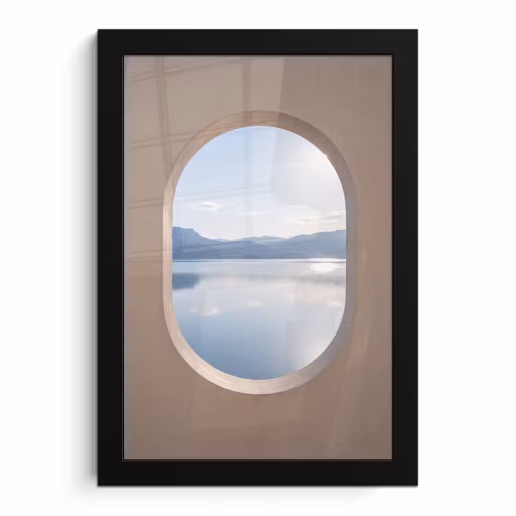 Bilder mit Rahmen - Landschaft – Wasser – Modern — 1