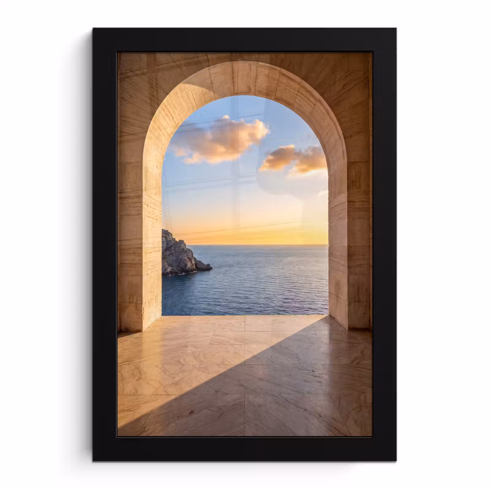 Bilder mit Rahmen - Meer – Landschaft – Abend — 1